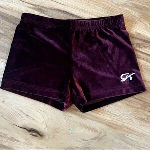 GK velvet velour Adult XS Gymnastics Cheer Spandex Shorts (2 free pair included)